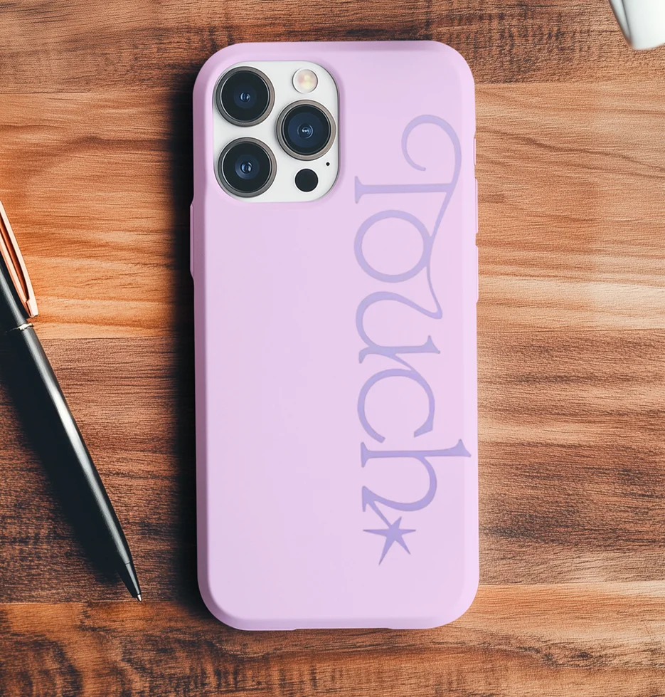 purple Katseye Silicone Touch Phone Case