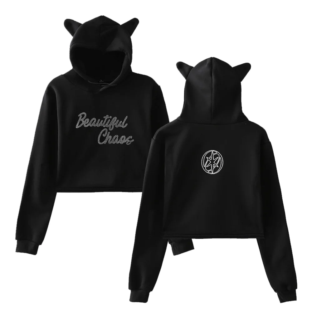 Katseye Cropped Hoodie #7 - Image 2