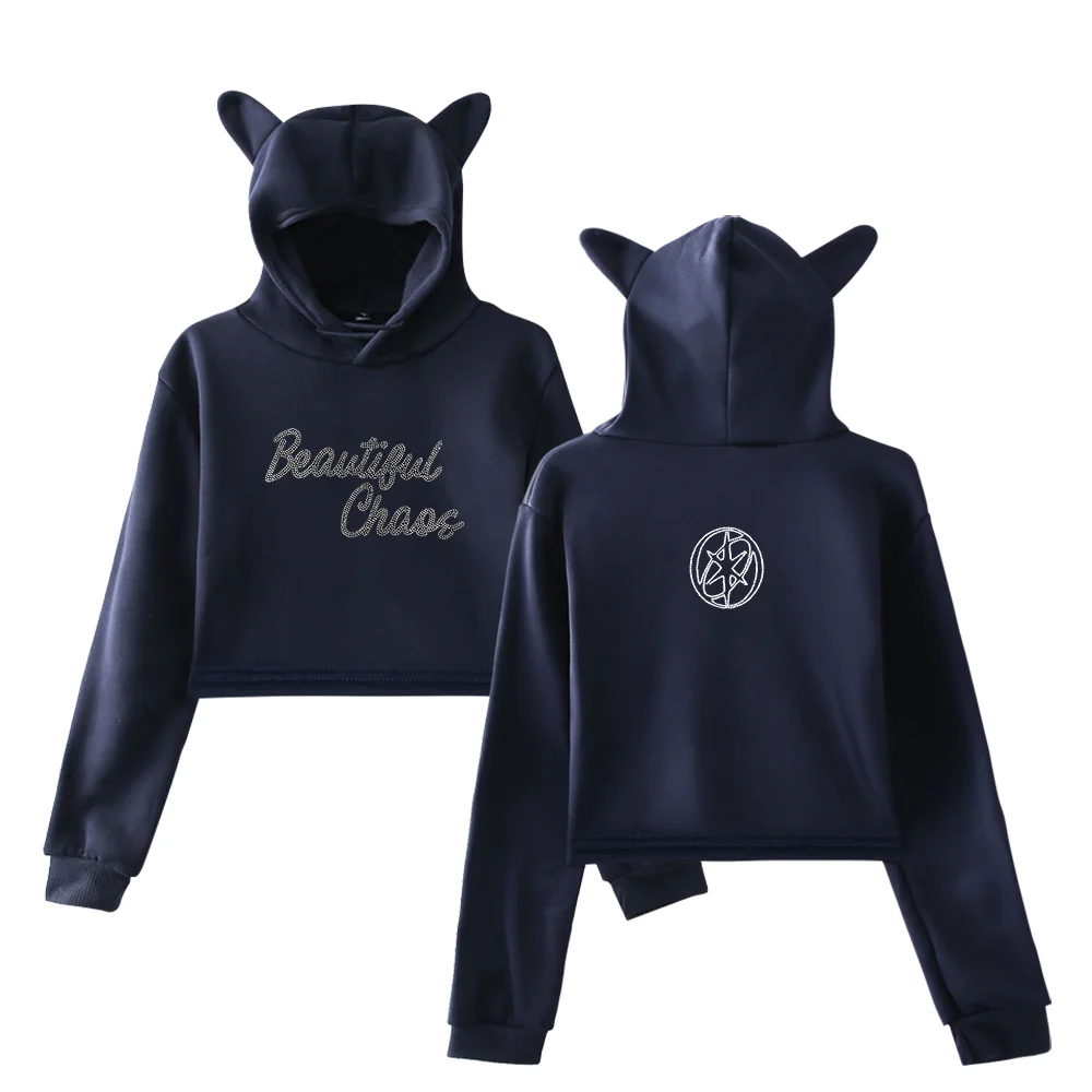 Katseye Cropped Hoodie #7