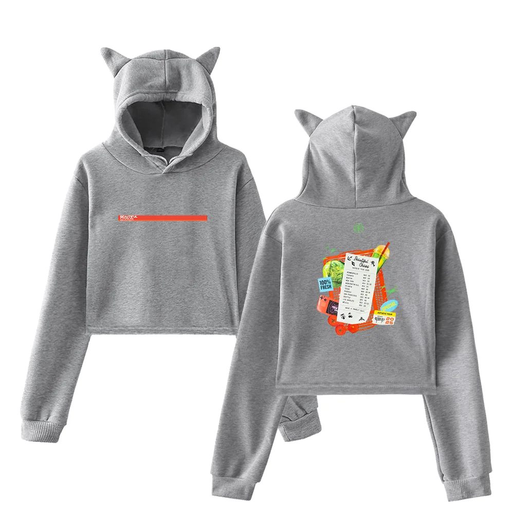 Katseye Cropped Hoodie #8